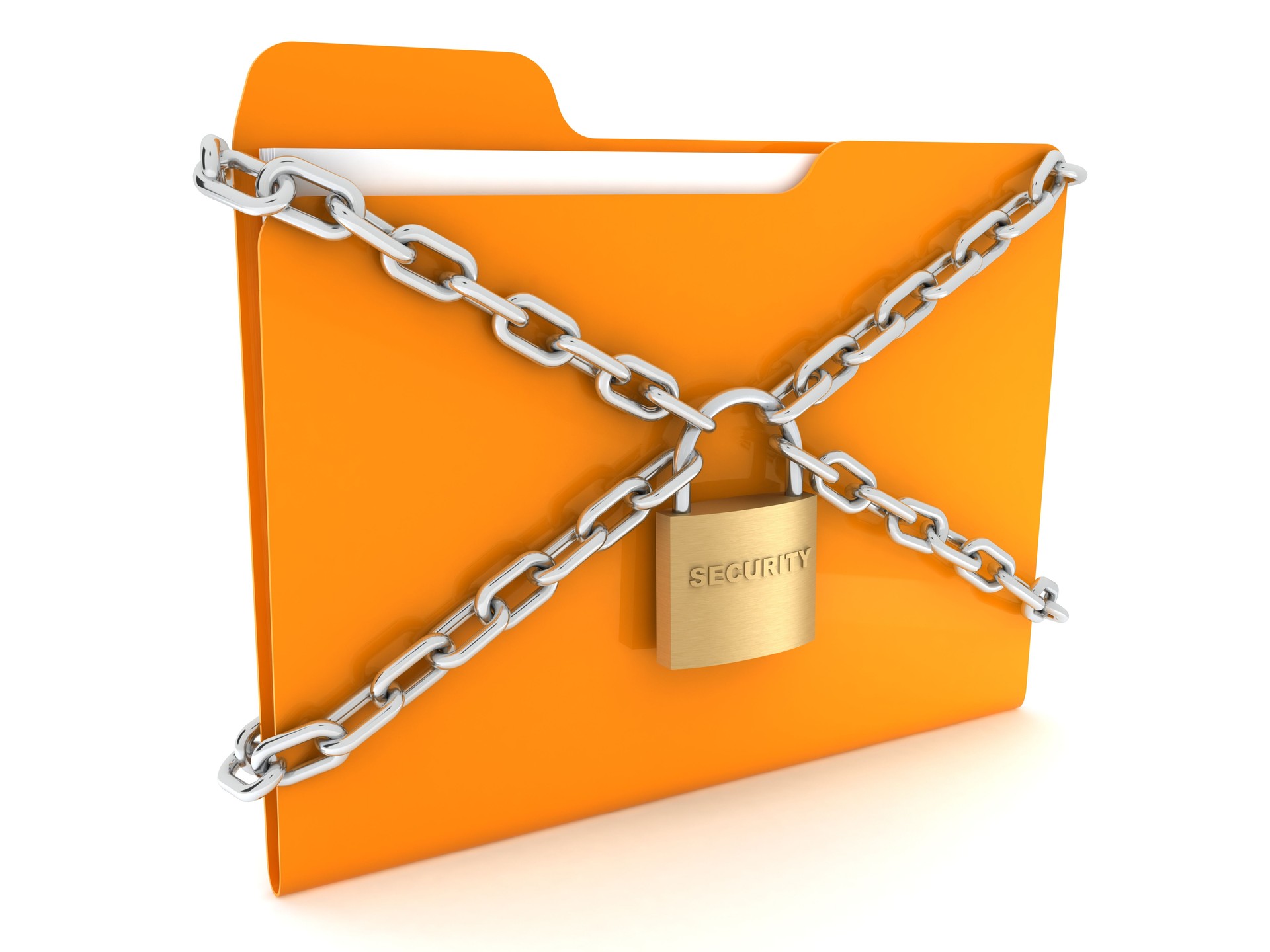 Data security confidential documents folder lock